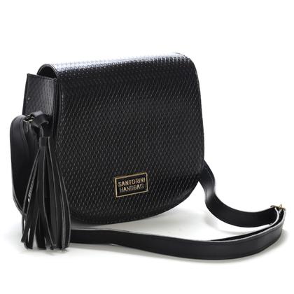 Imagem de Kit Bolsas Feminina Com Carteira Santorini Handbag Tricê Preto