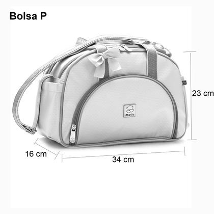 Imagem de Kit Bolsas Maternidade Bebe Menina Menino Enxoval Prática Miellu e Trocador