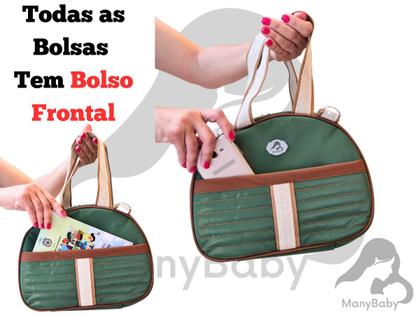 Imagem de Kit Bolsas Saída Maternidade Bebê Menina Menino Com Mochila e Trocador