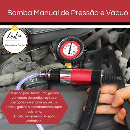 Imagem de Kit Bomb/ Manual De Pressão E Vácuo Com 21 Peças - Lisfer