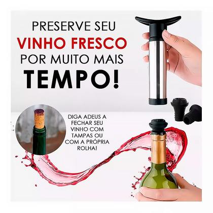 Imagem de Kit Bomba a Vácuo para Vinho VIN-006 - Hauskraft