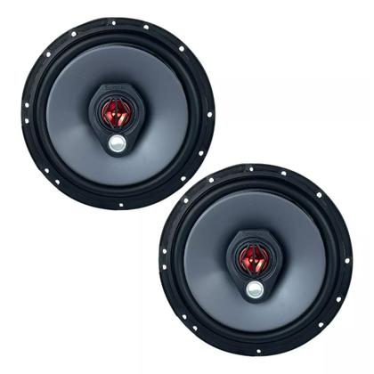 Imagem de Kit Bomber Par 6pol Upgrade Duas Vias + Triaxial Bbr 100wrms