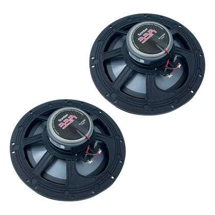 Imagem de Kit Bomber Par 6pol Upgrade Duas Vias + Triaxial Bbr 100wrms