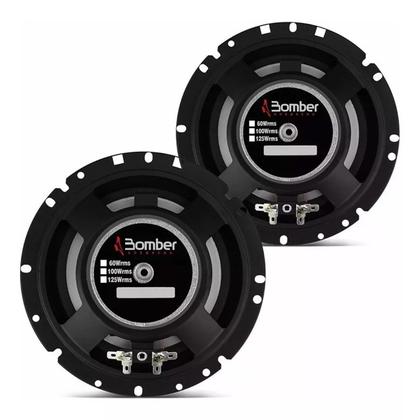 Imagem de Kit Bomber Par 6pol Upgrade Duas Vias + Triaxial Bbr 100wrms