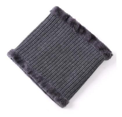 Imagem de Kit Boné Boina Gorro Cachecol Beanie Forrada Lã Inverno