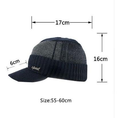 Imagem de Kit Boné Boina Gorro Cachecol Beanie Forrada Lã Inverno