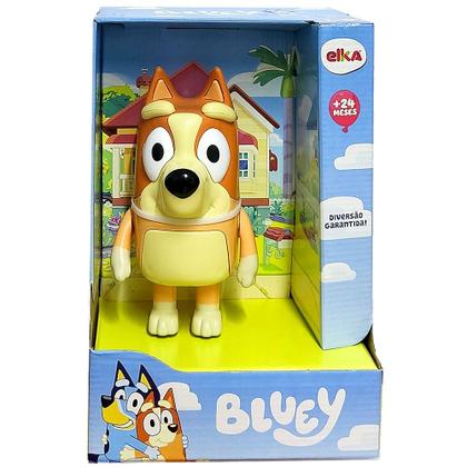 Imagem de Kit Boneca Bingo do Desenho Bluey 20cm com Copo Original