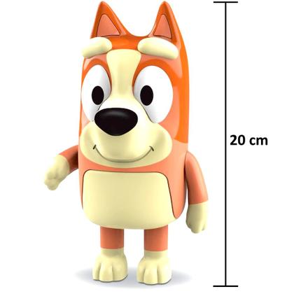 Imagem de Kit Boneca Bingo do Desenho Bluey 20cm com Copo Original