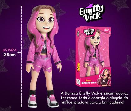 Imagem de Kit Boneca Emilly Vick E Katlen Dos Rosa Youtuber Infantil