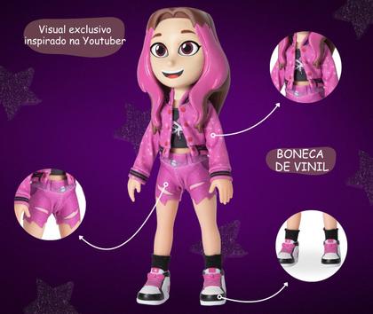 Imagem de Kit Boneca Emilly Vick E Katlen Dos Rosa Youtuber Infantil