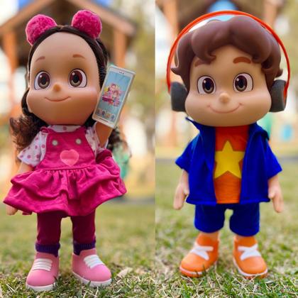 Imagem de Kit Boneca Maria Clara E Jp Youtuber Fala 14 Frases Original