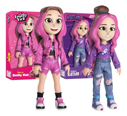 Imagem de Kit Bonecas Katlen E Emily Vick Youtube Nova Boneca Dos Rosa