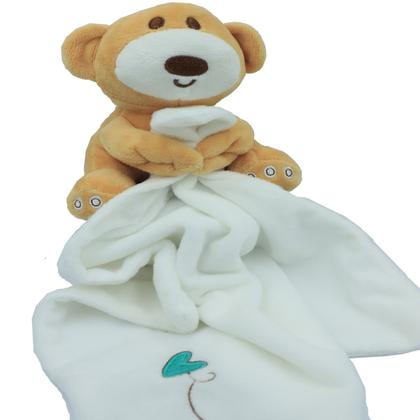 Imagem de Kit Boneco Bebezão Menino Reborn Realista e Naninha Ursinho