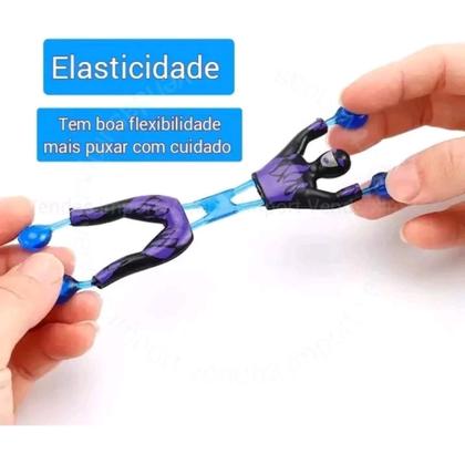 Imagem de Kit bonecos Ninja Homem Geleca Super Boneco gruda desce teto parede de vidro Escala Brinquedo Infantil 2 peças Presente