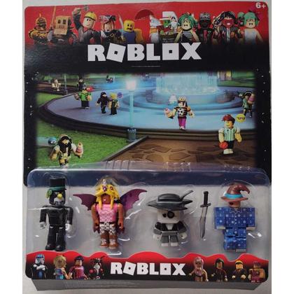 Imagem de Kit Bonecos Roblox Com Acessórios 12 cm Com 4 Bonecos