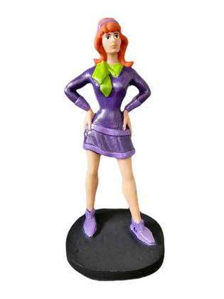 Imagem de Kit Bonecos Salsicha Scooby-Doo e Daphne em Resina 20cm