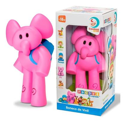 Imagem de Kit Bonecos Turma Do Pocoyo Vinil Macio Pode Molhar Cardoso Fred Nina Pato