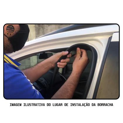 Imagem de Kit Borracha 4 Portas Guarnição Fiat Uno 1983 Até 2013