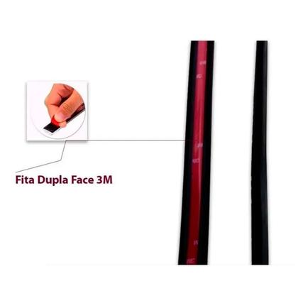 Imagem de Kit Borracha Pingadeira Friso Teto Gol G3 G4 4 Portas (Par)