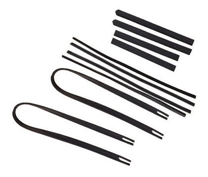 Imagem de Kit Borrachas Canaletas E Pestanas Chevette 73/82 Com 10 Pcs
