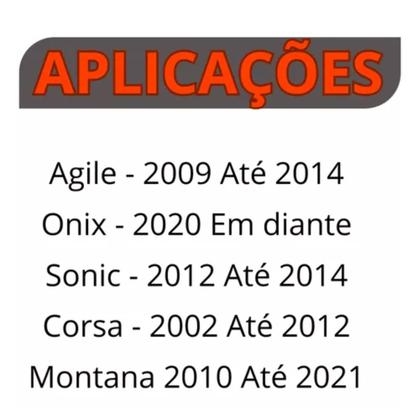 Imagem de Kit Borrachas De Porta Chevrolet Gm Onix 2020 Em Diante