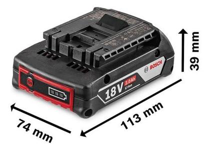 Imagem de Kit Bosch Carregador Gal 18v 20 Baterias Íons Lítio Gba 2ah