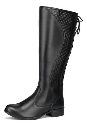 Imagem de Kit Bota Feminina Montaria Cano Longo Com Bolsa Pequena Porta Celular