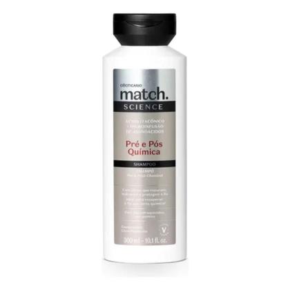 Imagem de Kit Boticário Match Science Pré E Pósquímica Shampoo 300ml, Condicionador 280ml e Máscara Capilar Crescimento 250g