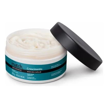 Imagem de Kit Boticário Match Science Pré E Pósquímica Shampoo 300ml, Condicionador 280ml e Máscara Capilar Crescimento 250g