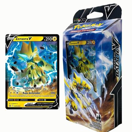 Kit Box E Deck Pokemon Zeraora Copag Original - Deck de Cartas