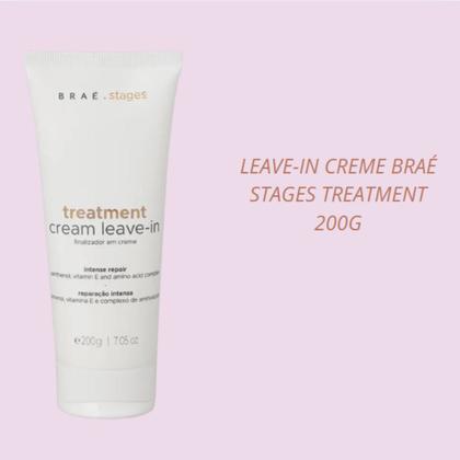 Imagem de Kit Braé Stages Creme Leave in  200g + Oil Blendmlx 35 ml 