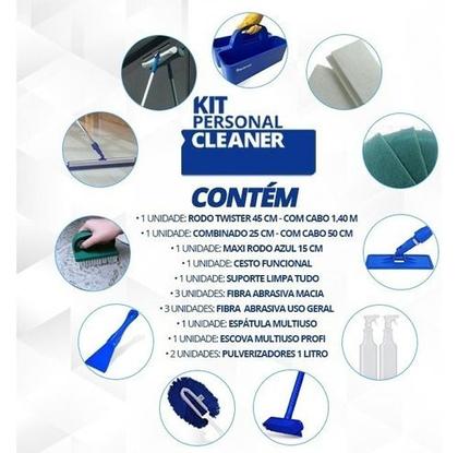 Imagem de Kit Bralimpia  Personal Cleaner De Limpeza Completo 15 Itens