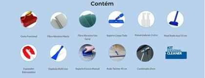 Imagem de Kit Bralimpia  Personal Cleaner De Limpeza Completo 15 Itens