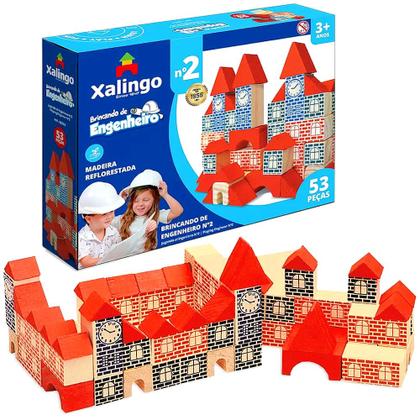 Imagem de Kit Brincando Engenheiro e Números e Letras Educativo 125pçs
