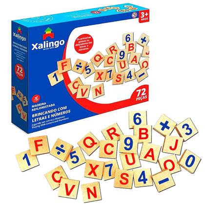 Imagem de Kit Brincando Engenheiro e Números e Letras Educativo 125pçs