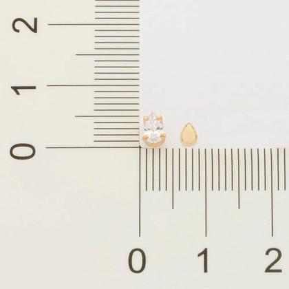 Imagem de Kit brinco gotas folheado a ouro Cód. 526962 Coleção Ana Hickmann