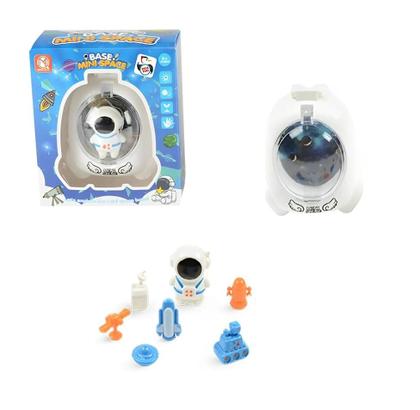 Imagem de Kit Brinquedo Astronauta Espacial Bateria Boneco Foguete