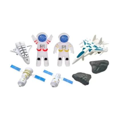 Imagem de Kit Brinquedo Boneco Espacial Astronauta Aventura Galáxia