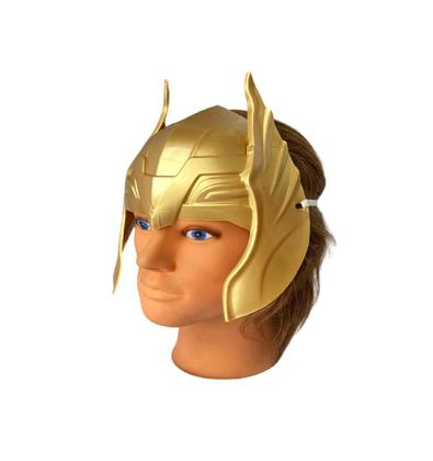 Kit Brinquedo Heróis Máscara Dourado, Escudo e Martelo - Le plastic Imagem de Kit Brinquedo Heróis Máscara Dourado, Escudo e Martelo