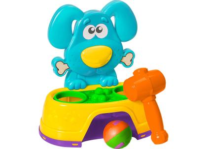 Imagem de Kit Brinquedo Martelo Bate Bate Didático Cachorro e Ratinho