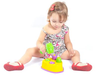 Imagem de Kit Brinquedo Martelo Bate Bate Didático Cachorro e Ratinho