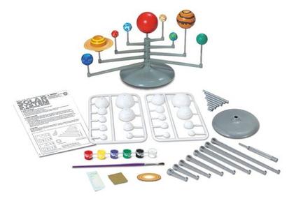 Imagem de kit brinquedo planetário sistema solar construa pinte 30cm