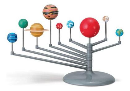 Imagem de kit brinquedo planetário sistema solar construa pinte 30cm