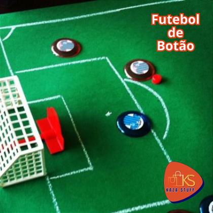 Imagem de Kit Brinquedos 3x1 - Pião, Cubo e jogo de botões