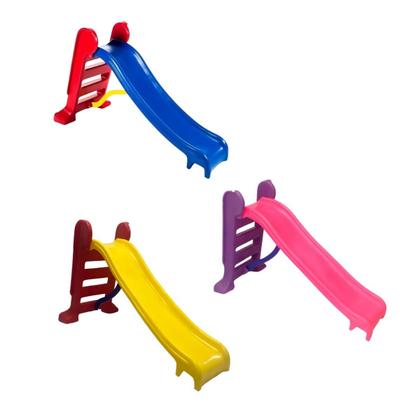 Imagem de Kit Brinquedos Playground Cama Elástica Pula Pula Trampolim 2,30m Escorregador Infantil Médio 3 Degraus