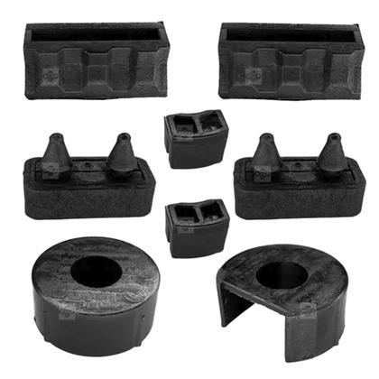 Imagem de Kit Bucha Reparo Tampa Traseira Dobradiça Gm S10 8 peças Caçamba 1995 96 97 98 99 2000 Até 2011