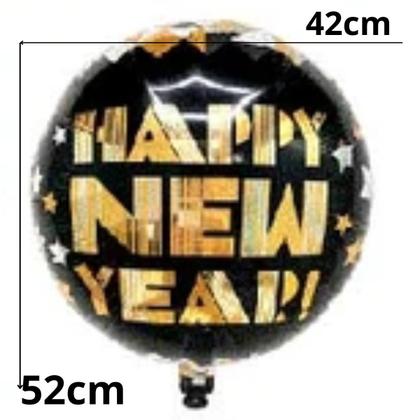 Imagem de kit buque c/5 balões decoração Reveillon garrafa festa