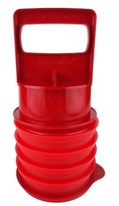 Imagem de Kit Burguer Express Vermelho para Hambúrguer (4 formas) Tupperware