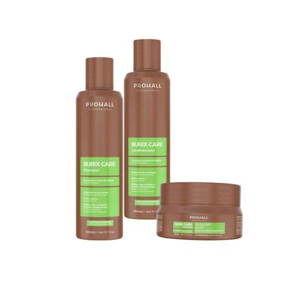 Imagem de Kit Burix Care Antifrizz e Manutenção do Alinhamento  ProHall Professional