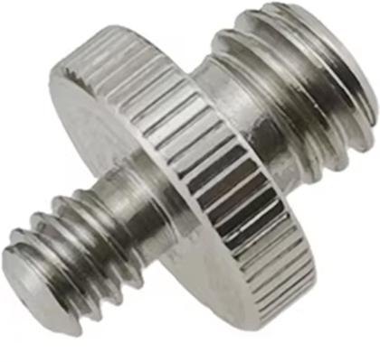 Imagem de Kit c/ 02 parafusos adaptador macho macho rosca 1/4 3/8 Aço